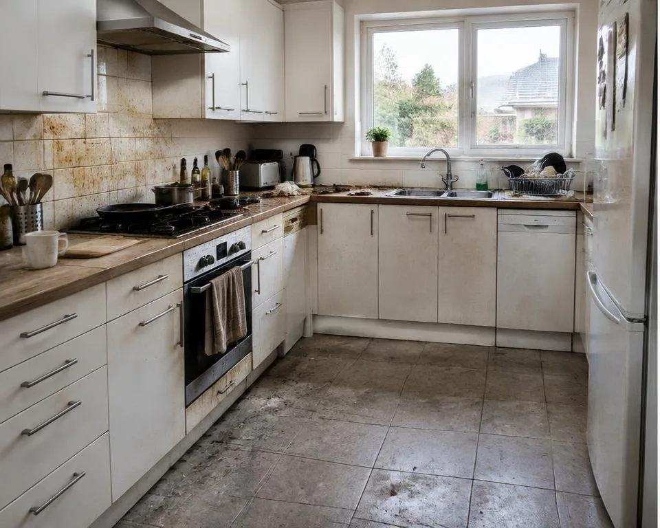 Illustrative deep cleaning example before the visit