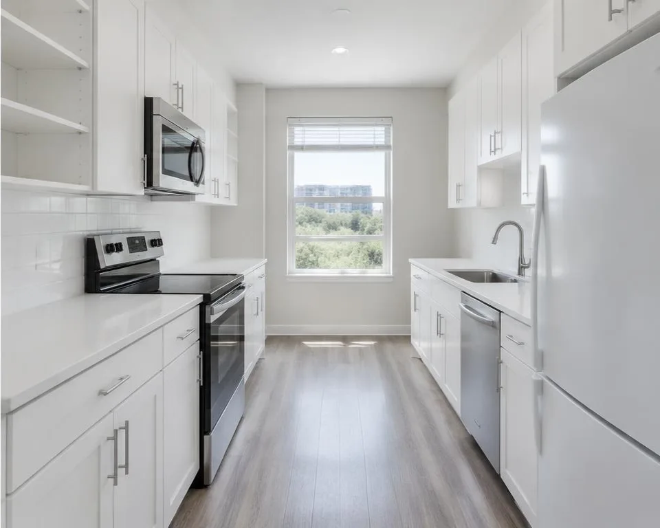 Illustrative move-in cleaning example after the visit
