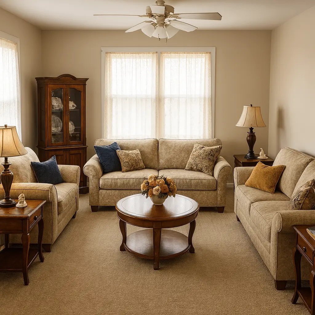 Same room fully cleaned, sanitized and restored