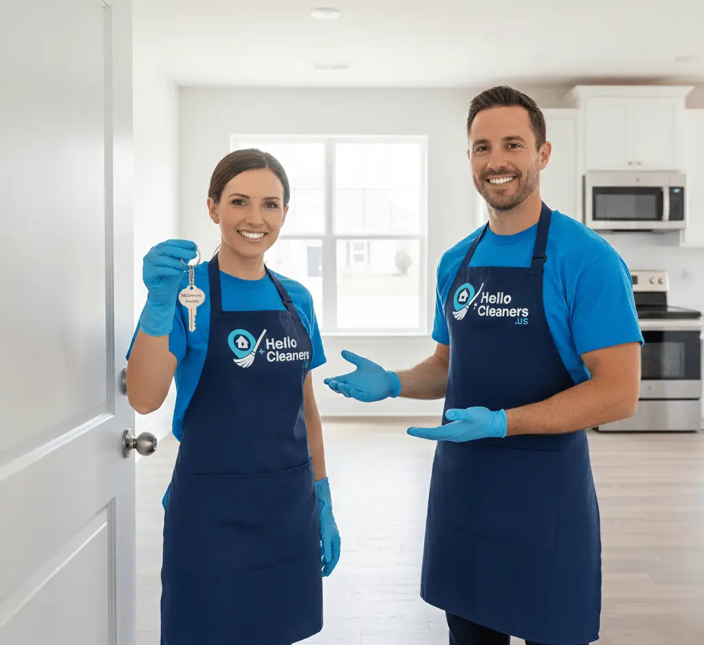 Freshly cleaned, sanitized empty home ready for move-in by Hello Cleaners
